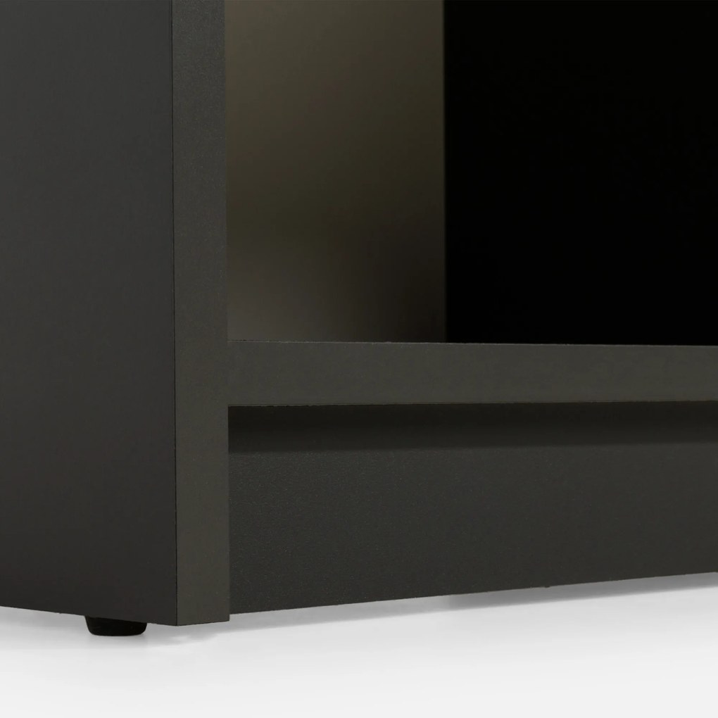 Noční stolek Moli N1S 38 cm grafitový