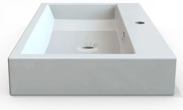 Sapho - Umývadlo na dosku ORINOKO 70x42 cm mramor/biela