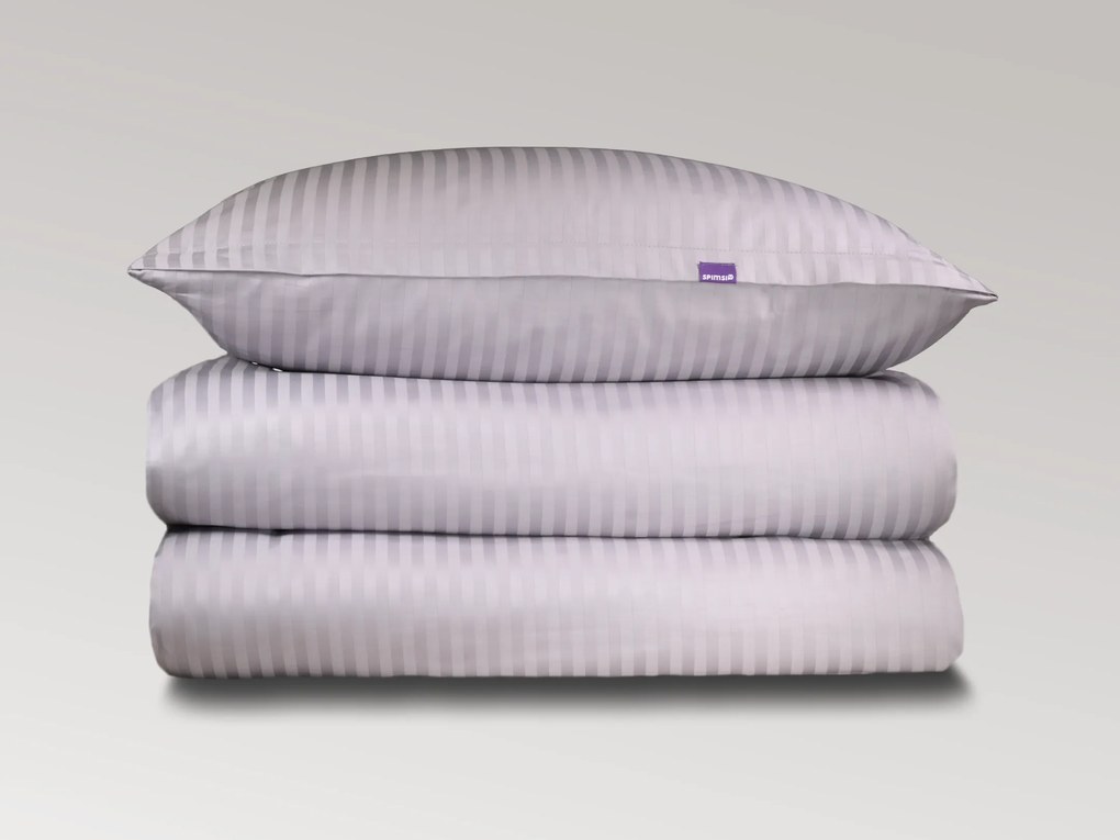 Obliečky SPIMSI Grey - SET: 1 ks 140x200 cm + 1 ks 50x70 cm