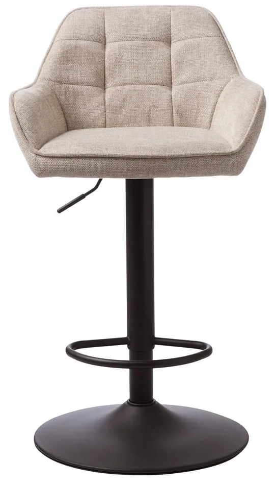 Béžová barová stolička s nastaviteľnou výškou Nolan – Unique Furniture