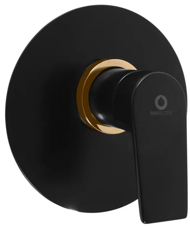 Batéria sprchová podomietková Colorado čierne/zlato CO183LCMATZ