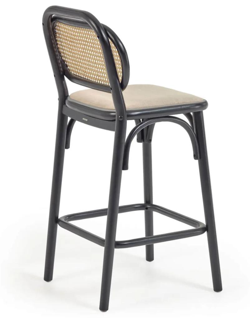 Barová stolička enairod 65 cm čierna MUZZA
