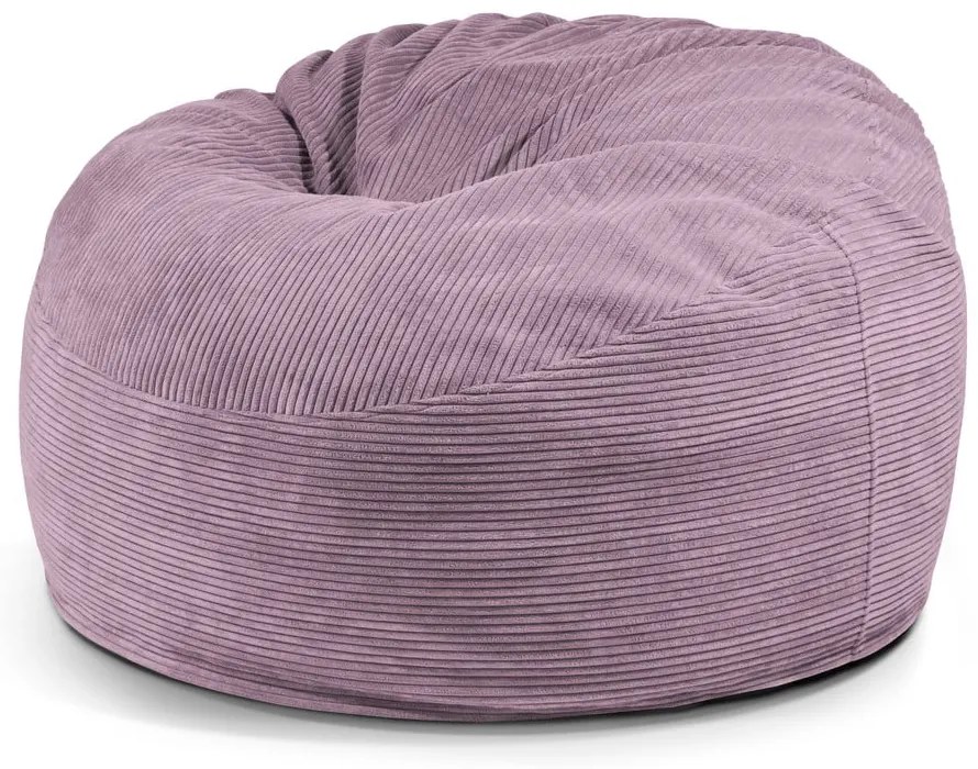 Fialový menčestrový sedací vak Om 110 – SLOWDOWN