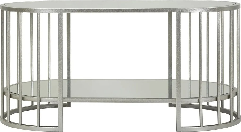 Konferenčný stolík Smirne 90 cm strieborný