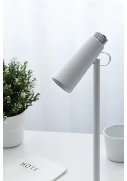 Immax 08990L - LED Stmievateľná stolná lampa s Qi nabíjaním TIT LED/12W/230V biela