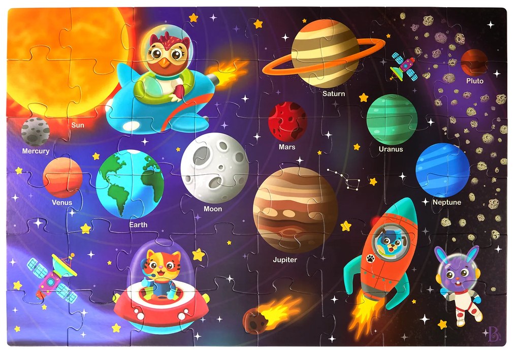 Puzzle maxi 48 ks Slnečná sústava