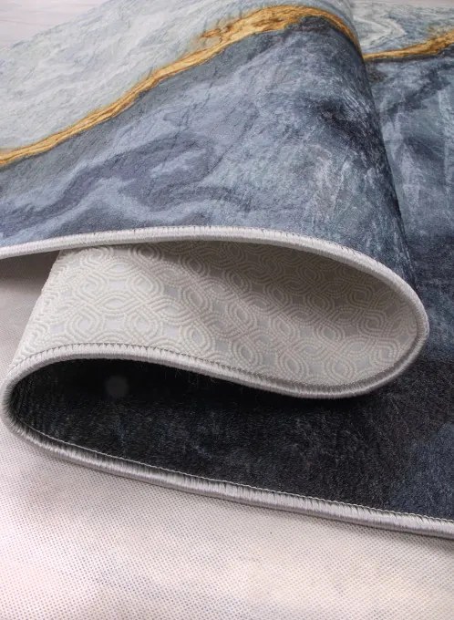 Koberec MILANO 40011-01 sivý / zlatý