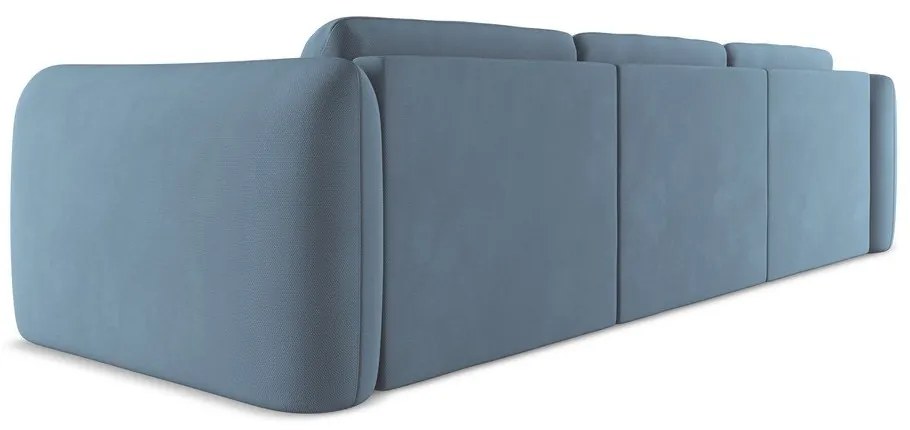 Svetlomodrá rohová pohovka (ľavý roh) Hoku – Makamii