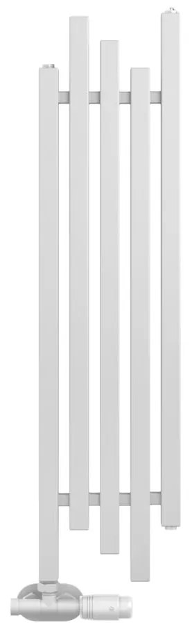 Regnis PORK, vykurovacie teleso 320x1000mm s jednootvorovým ľavým dolným pripojením 50mm, 630W, čierna matná, PORK100/30/LD50/BLACK