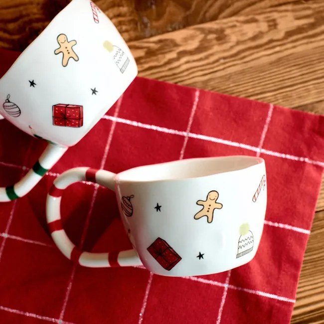 Hrnček LOLLA s veľkým červeným uchom 717086717079 300 ml