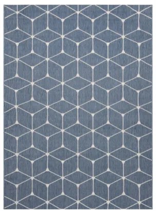 Koberec SIZAL FLAT 48721/591 Kocky 3D nebeský