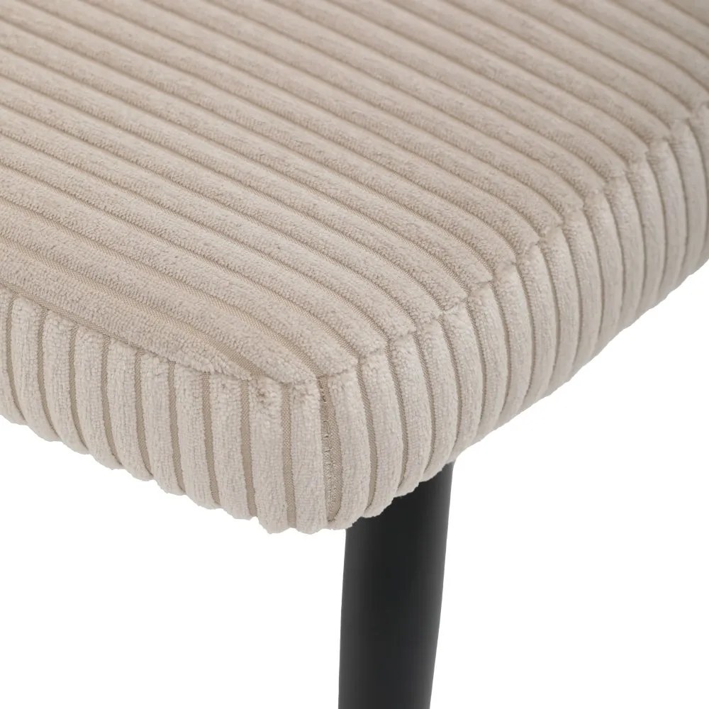 Relaxačné kreslo ušiak s taburetom ROYAL — kov, menčester, béžová