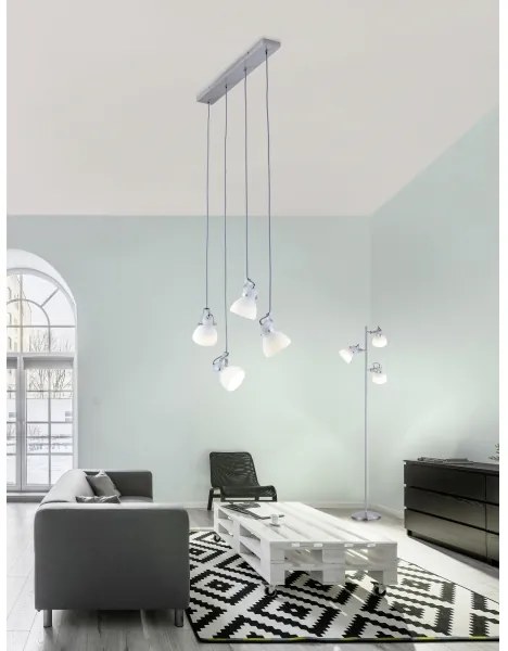 Trio - Luster na lanku GINELLI 4xE14/28W/230V