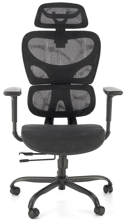 Otočné kreslo Gotard čierna