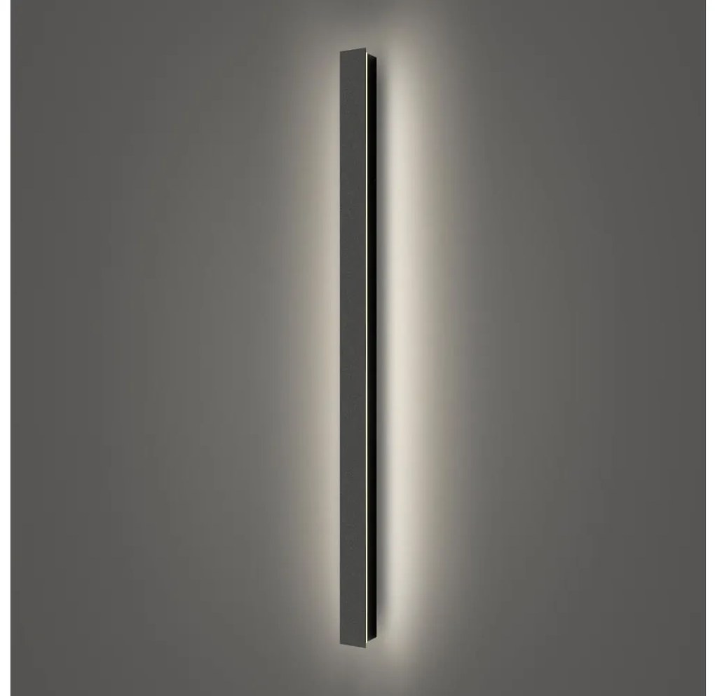 Brilagi - LED vonkajšie nástenné svietidlo LINEAR LED/22W/230V 4000K IP65 čierne