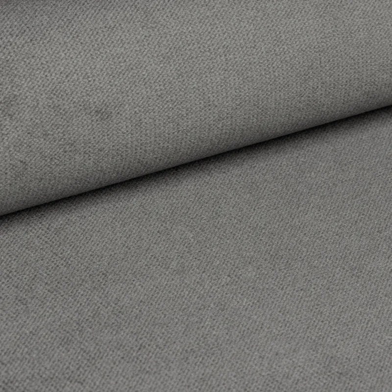 Čalúnená posteľ COMFINO VELVET s prístelkou 120x200 cm sivá