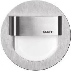 Skoff Skoff - LED schodiskové svietidlo RUEDA 0,8W/10V matný chróm SK0009
