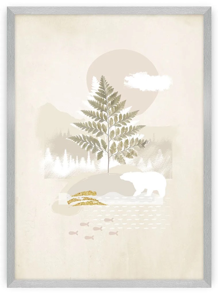 Plagát Beige Abstarct II