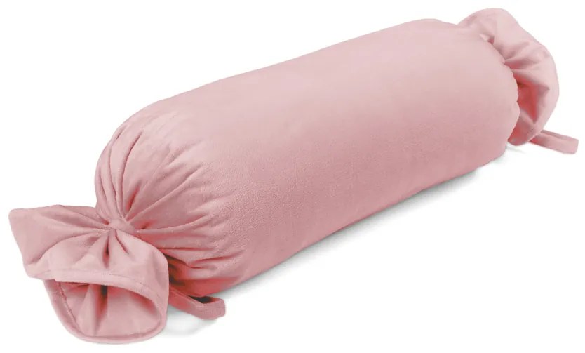 Biante Zamatový vankúš valec bonbon Velvet Prémium SVP-033 Staroružový 15x100 cm
