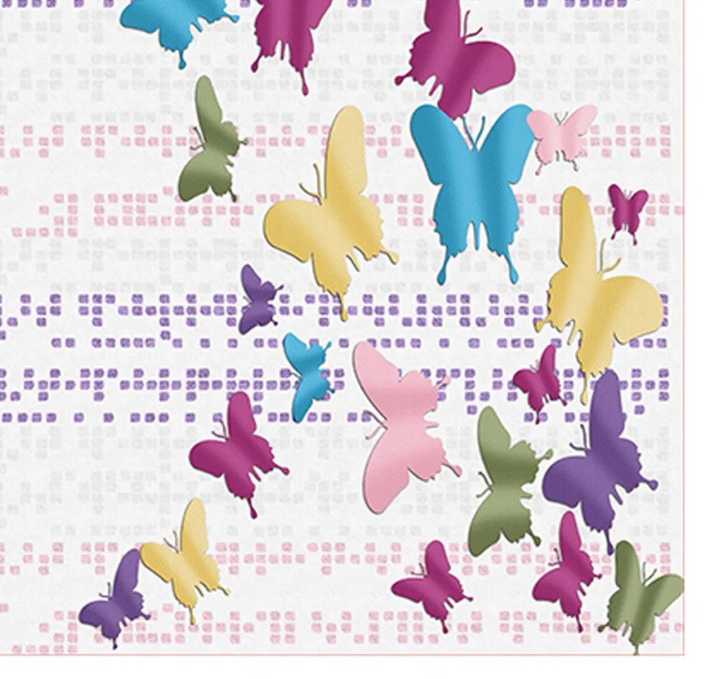 Kúpeľňová súprava koberčekov BUTTERFLY