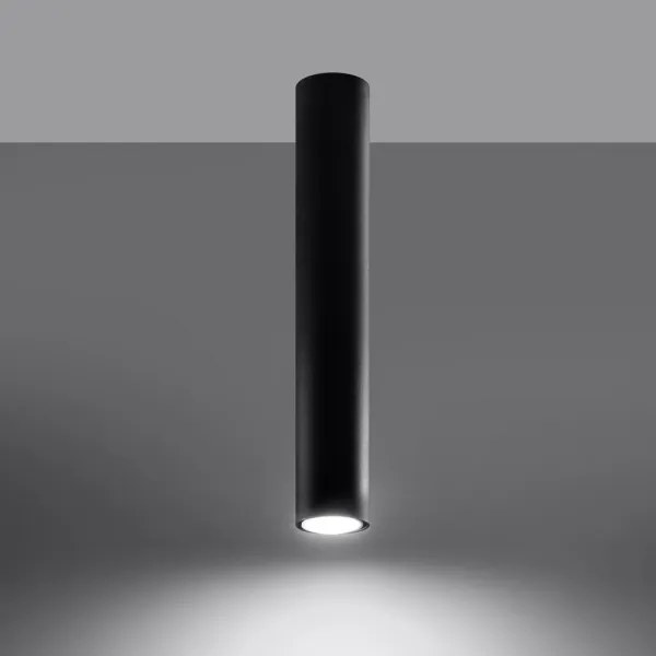 Sollux SL.1002 - Bodové svietidlo LAGOS 1xGU10/10W/230V 40 cm čierna