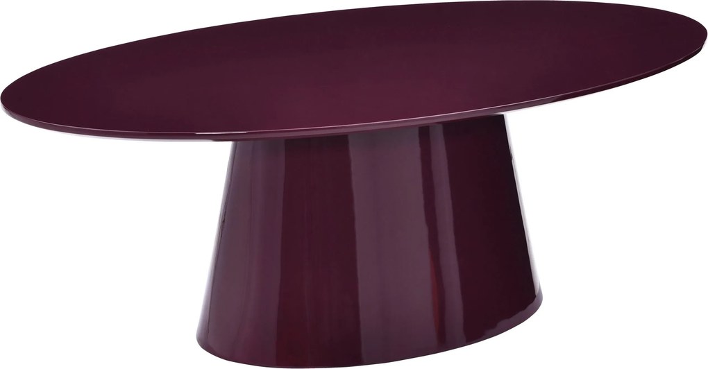 XXXLutz KONFERENČNÝ STOLÍK, bordová, kompozitné drevo, 110/60/40 cm MID.YOU - Stolíky do obývačky - 001125023404