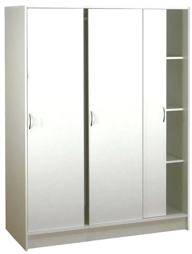 IDEA nábytok Skriňa s posuvnými dverami 3323 biela
