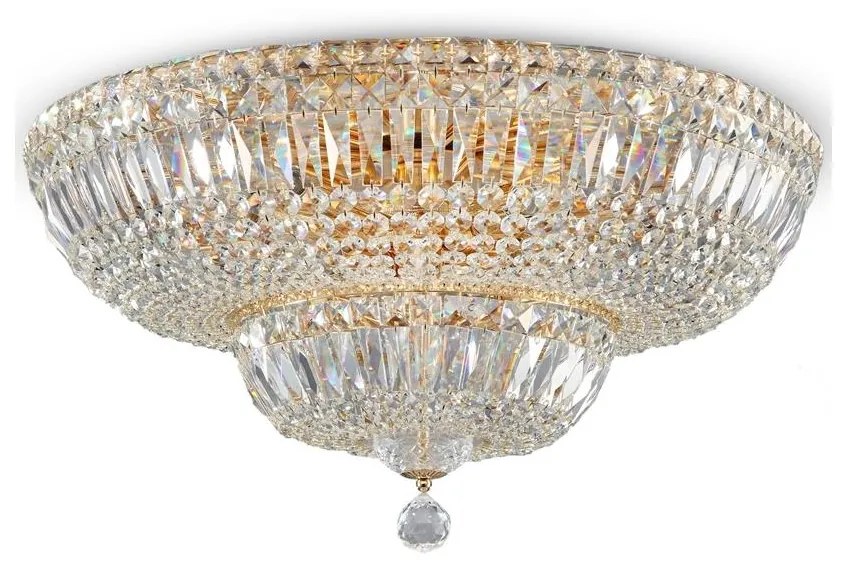 Maytoni DIA100-CL-16-G - Stropné svietidlo BASFOR 16xE14/60W/230V zlatá