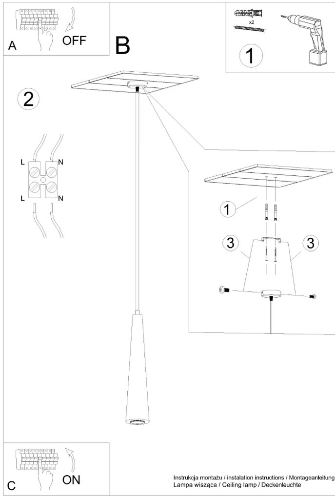 Závesné svietidlo Sula 1, 1x drevené tienidlo