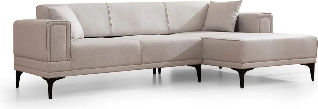 Rohová sedacia súprava Horizon 250 cm ecru pravá