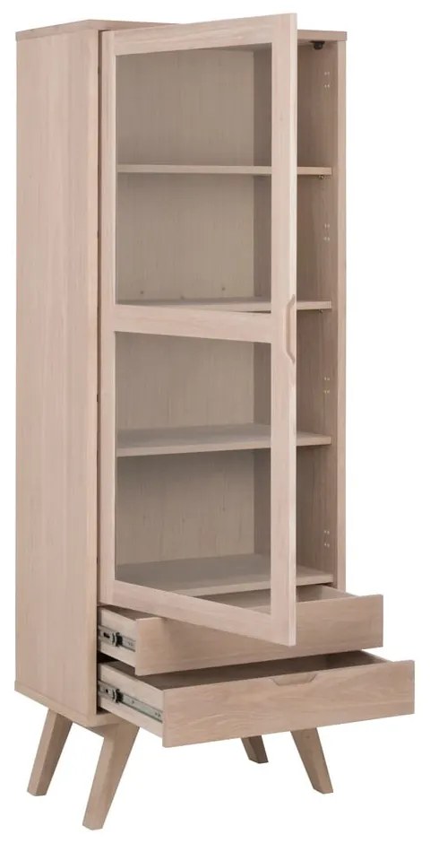 Vitrína v dekore duba 72x190 cm A-Line - Actona