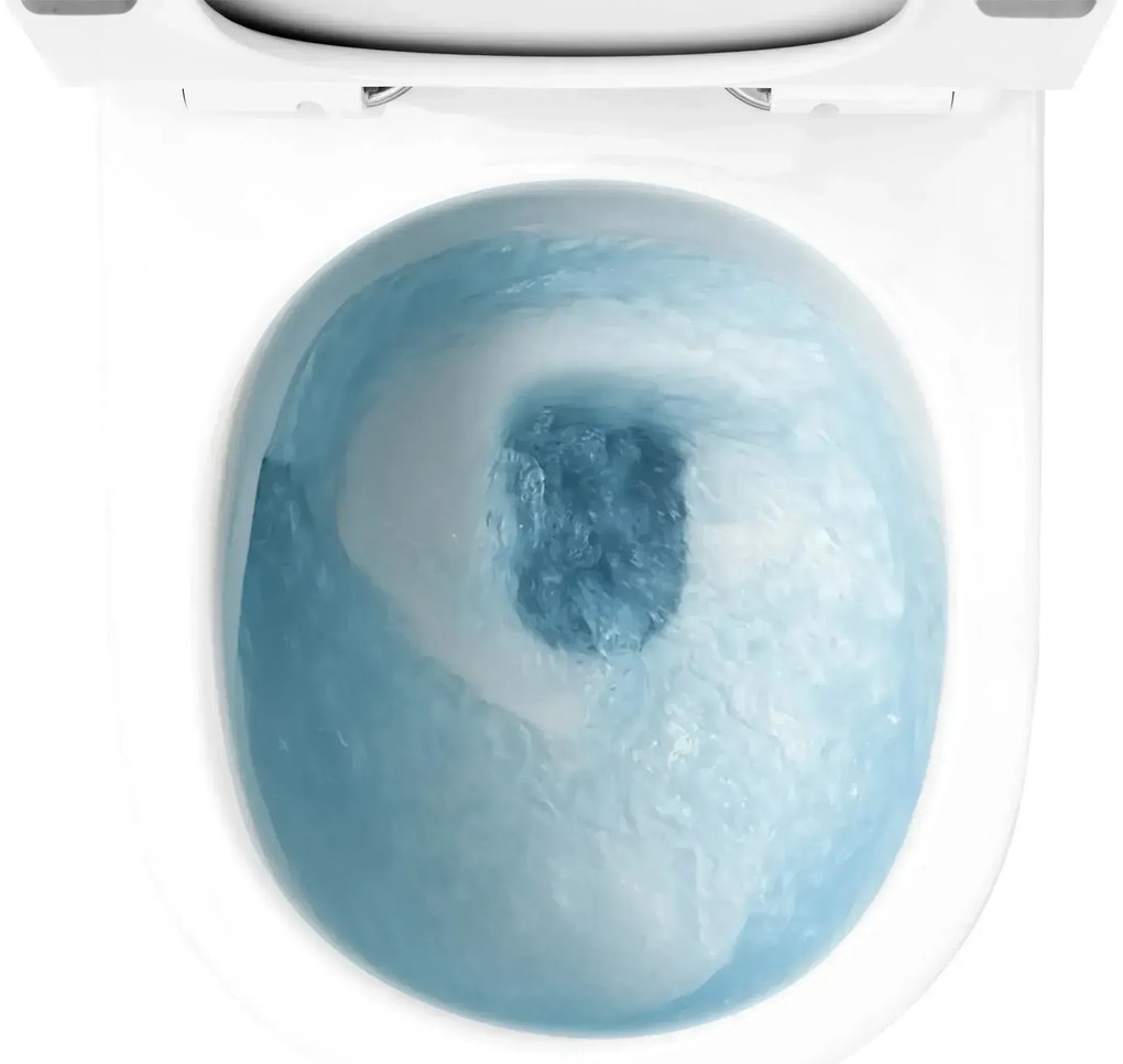 Rea Richard Tornado, závesná WC misa 490x360x325 mm + WC sedadlo z duroplastu, biela lesklá, REA-C4802