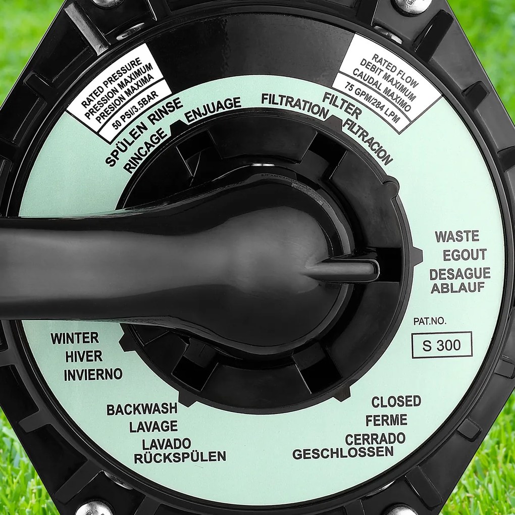 Piesková filtrácia k bazénu AQUA 9 600 l/h, modrá Monzana