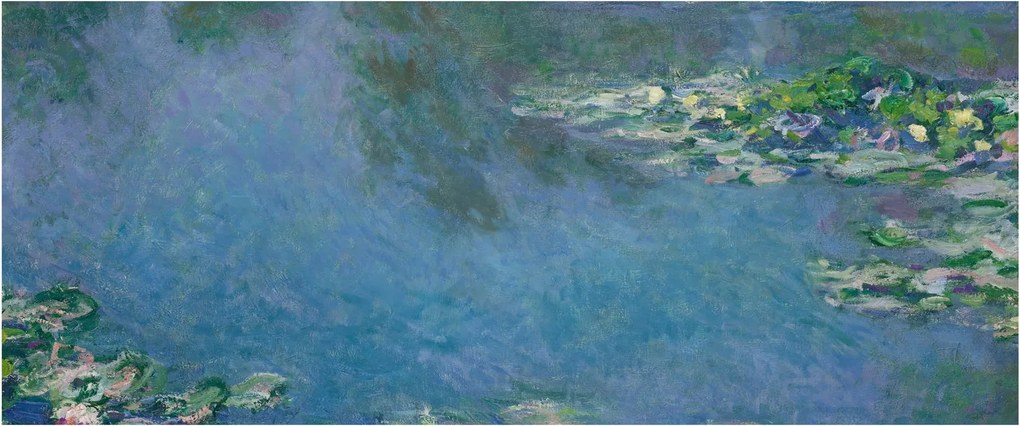 Obraz - Claude Monet, Water Lilies, reprodukcia (120x50 cm)