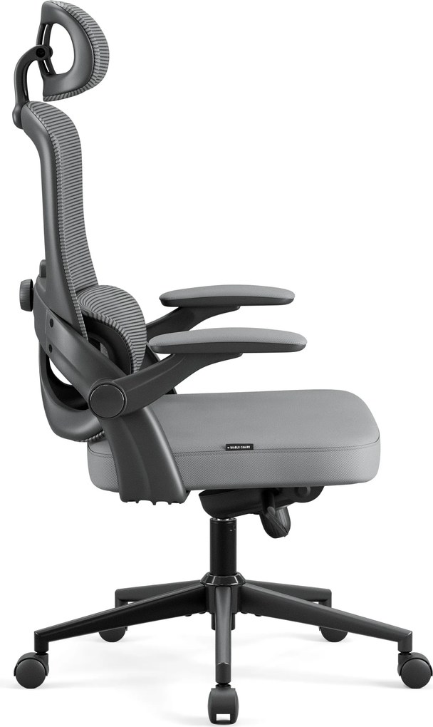 Ergonomická kancelárska stolička Normal Size, sivá: Diablo V-Light