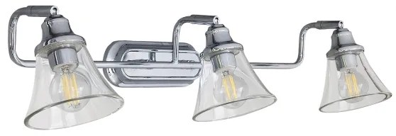 Rabalux 3209 - Kúpeľňové bodové svietidlo ANTOINE 3xE14/40W/230V IP44