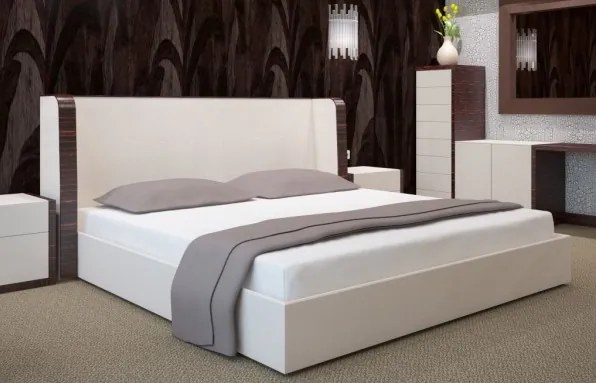 Biele bavlnené prestieradlá na postele Šírka: 200 cm | Dĺžka: 220 cm