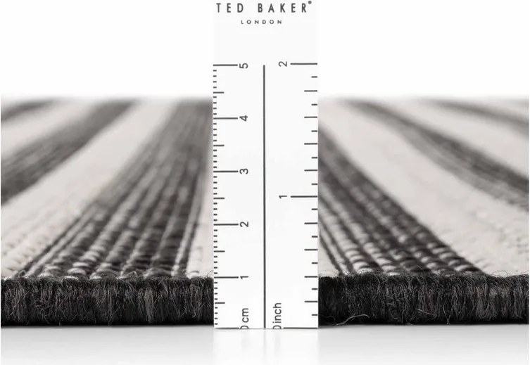 Čierny/krémový vnútorný a vonkajší koberec 160x230 cm Haringey Woodfield – Ted Baker