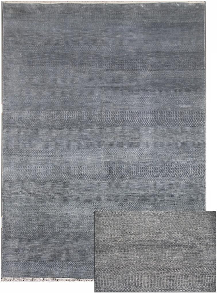 Diamond Carpets koberce Ručně vázaný kusový koberec Diamond DC-MCN Light grey/blue - 365x550 cm