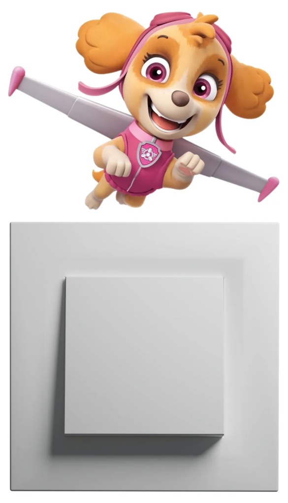 PIPPER. Samolepka nad vypínač „PAW Patrol - Skye"