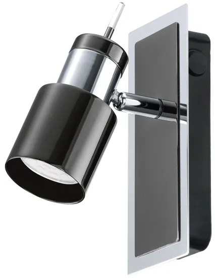 Eglo 30832 - LED bodové svietidlo DAVIDA 1 1xGU10/5W/230V čierna