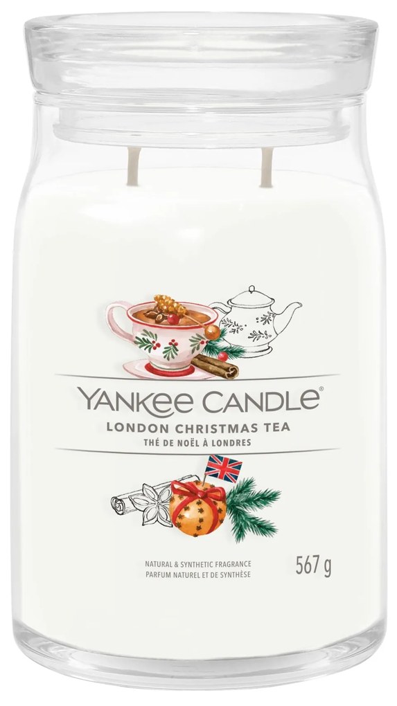 Yankee Candle Sviečka Yankee Candle 567 g – London Christmas Tea