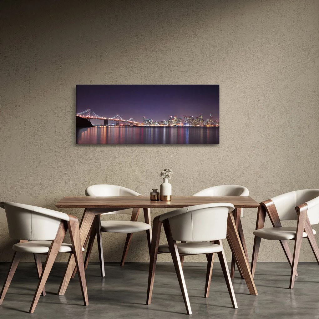 Obraz pohľadu na San Francisco, California (120x50 cm)