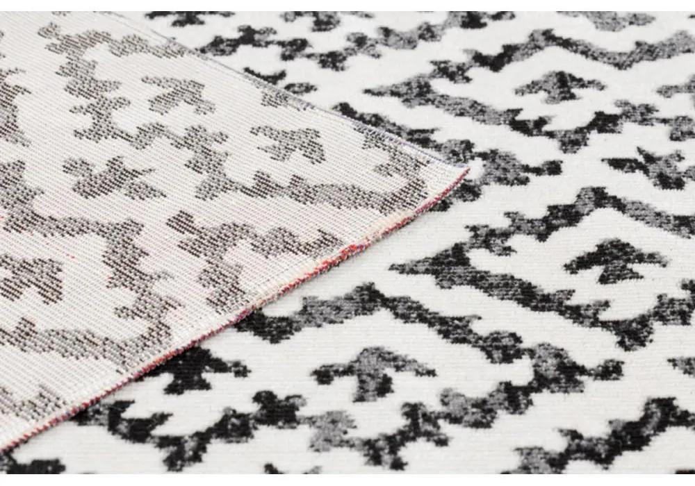 Kusový koberec Fabio čierno krémový 180x270cm