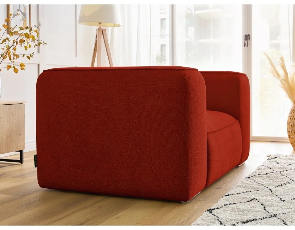 Kreslo v tehlovej farbe Zephyr – Bobochic Paris