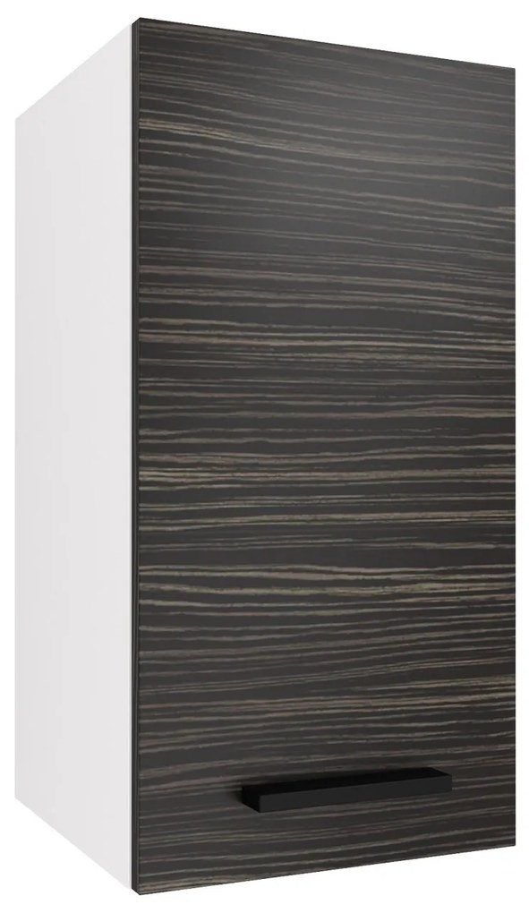 Kuchynská skrinka Belini horná 30 cm eben kráľovský TOR SG30/1/WT/HK/0/B1