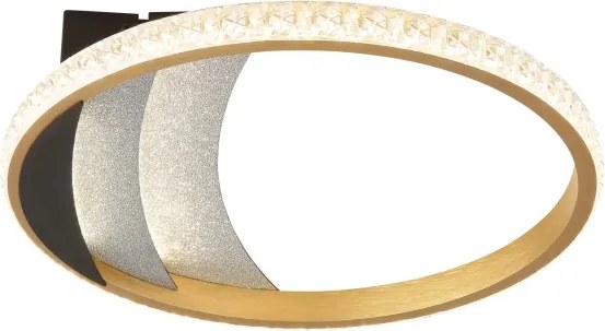 Globo 48493-12 - LED stropné svietidlo CONSTANCE LED/12W/230V, priemer 29,5 cm, zlaté