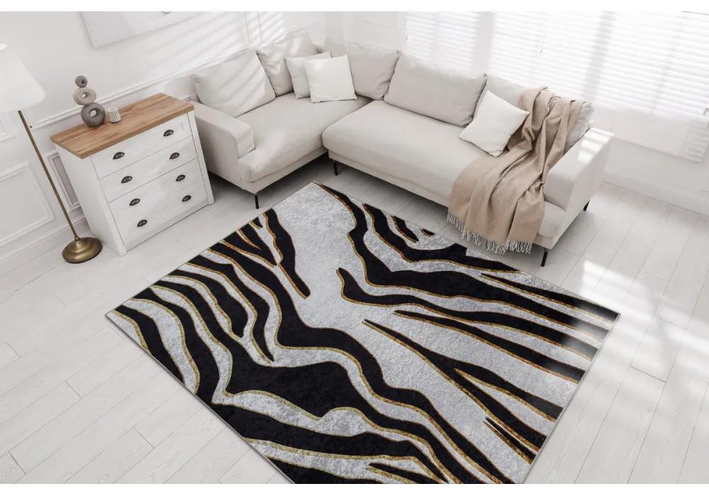 Kusový koberec Amada čiernokrémový 160x220cm