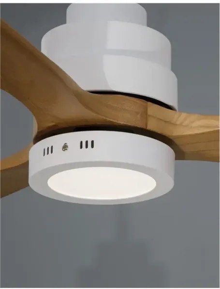 Stropný ventilátor Nature 132 biele s diaľkovým ovládaním