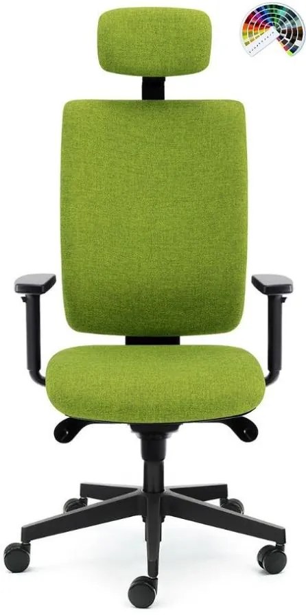 ALBA Kancelárska stolička KENT ŠÉF čalúnenie KOŽA